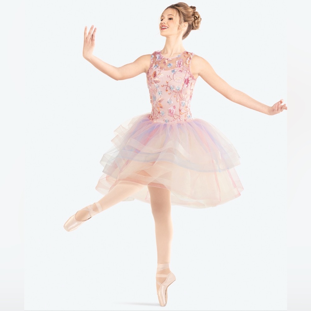 Revolution SECRET GARDEN RC23888 Floral Embroidered Ballet Dance Tutu Costume